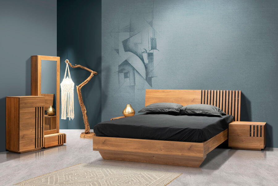 Ξύλινη Κρεβατοκάμαρα Luna