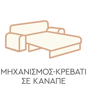 Μηχανισμός - Κρεβάτι σε Καναπέ
